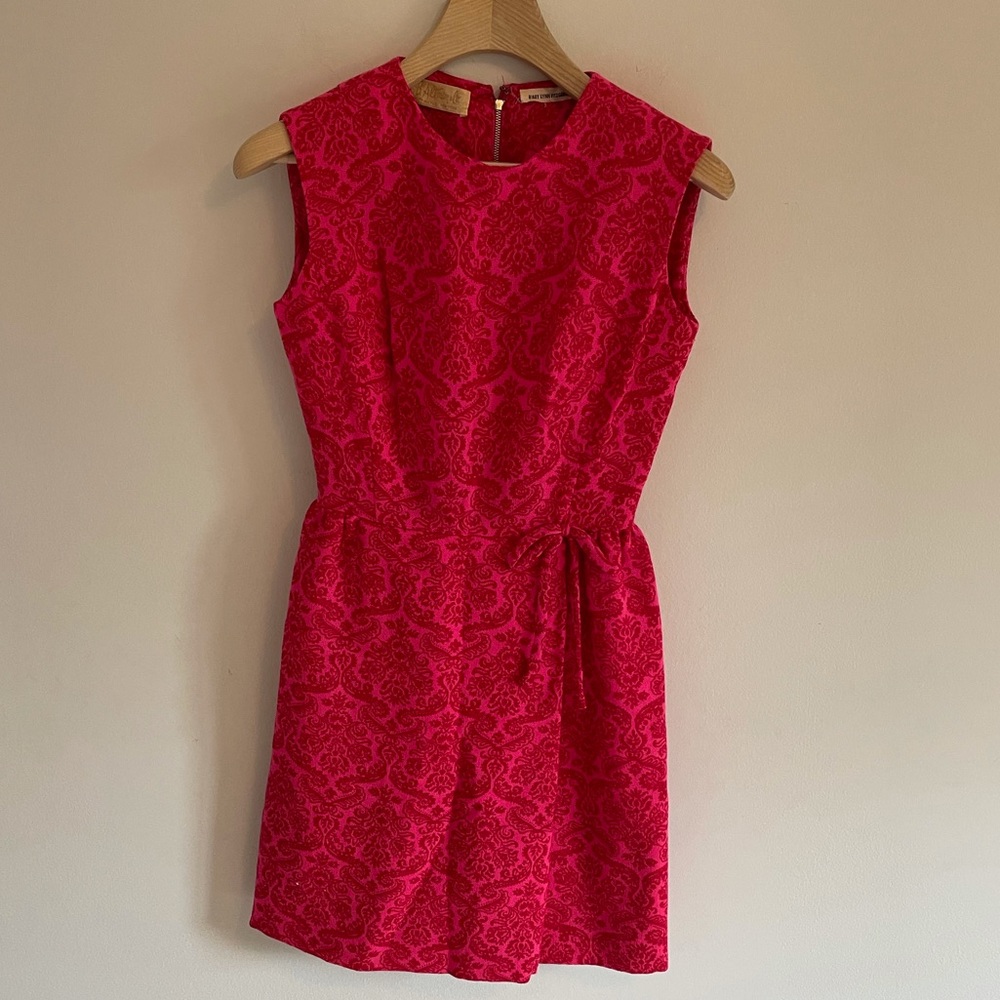 B Altman vintage 50s 60s paisley mini dress XS/S